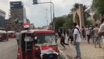 In Iraq, the three-wheeled motorcycles known as tuk-tuks have played a key role in the anti-corruption demonstrations by shepherding wounded protesters to safety. (Mustafa Salim/The Washington Post)